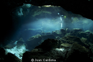 cenote Chac Mool by Juan Cardona 